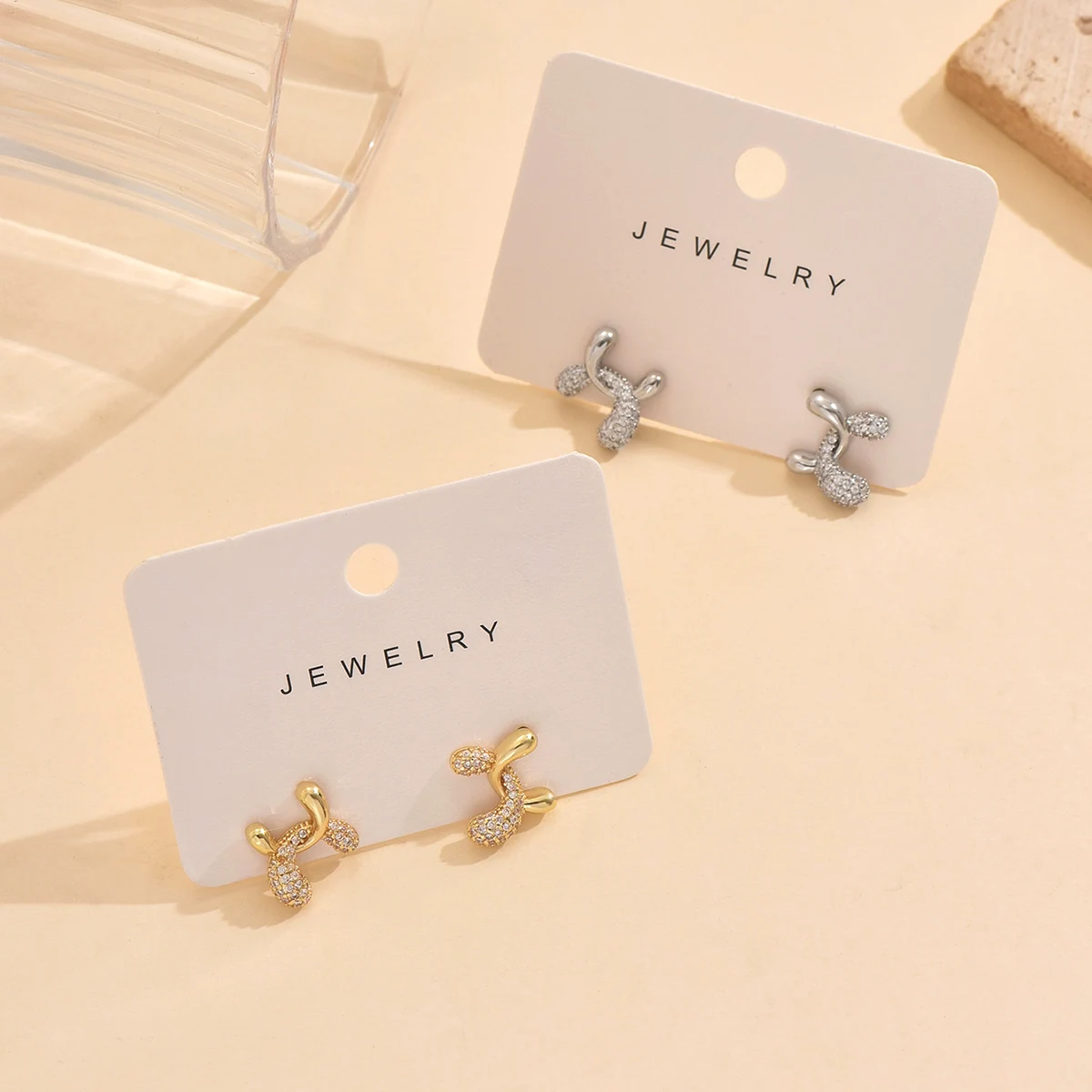 ALIYA креативные серьги с крестом для женщин позолоченные изысканные пирсинга