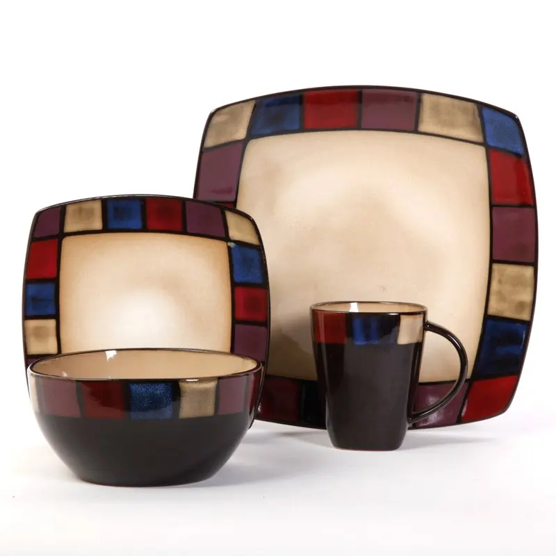 

Pc. Mosaic Dinnerware Set