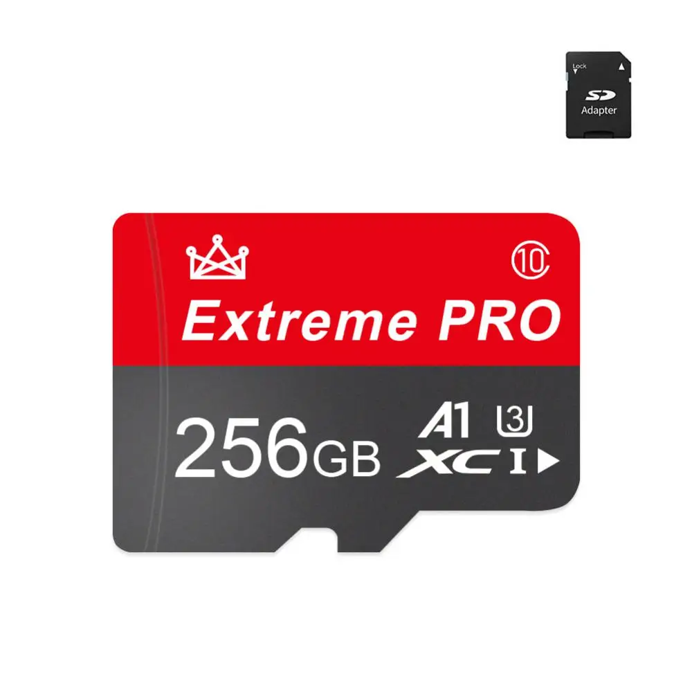256GB Micro TF SD Card Memory Card  For Security Camera Tablet Smartphone Micro Card Extreme PRO C10
