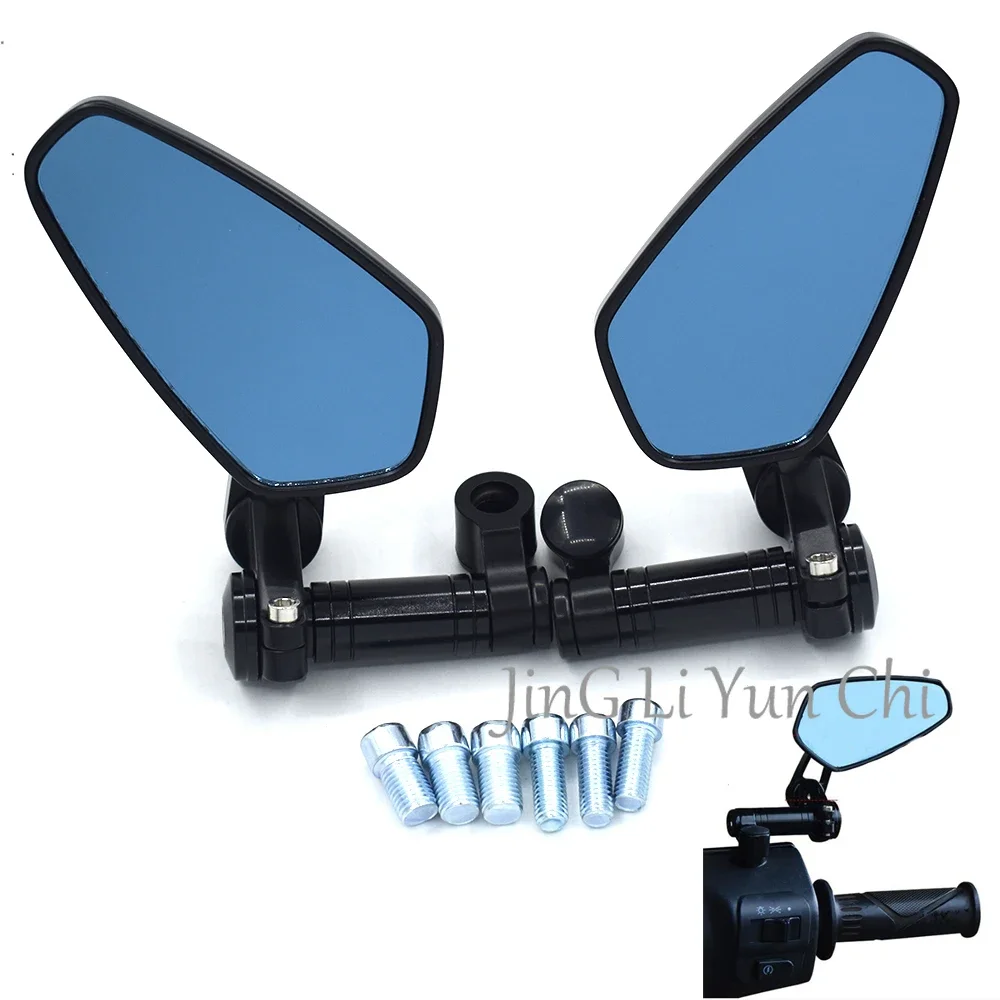 

Universal CNC motorcycle rearview mirror blue anti-glare convex mirror For KTM 200 DUKE 390 Duke 690 Duke / R 990 Super Duke /R
