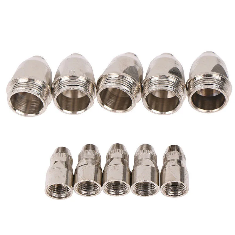 

10PCS 1.1mm-1.7mm Nozzle Tip Electrode Consumed By P-80 Plasma Torch Welding Equipment Accessories Welders Cutters Torches