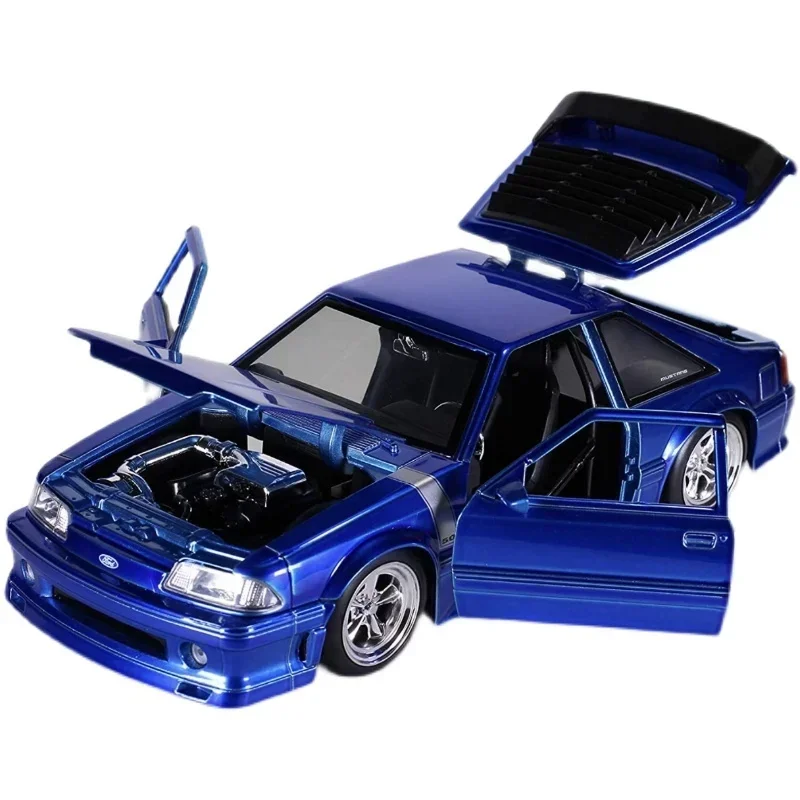 JADA 1:24 Ford Mustang GT 1989 металлическая модель автомобиля