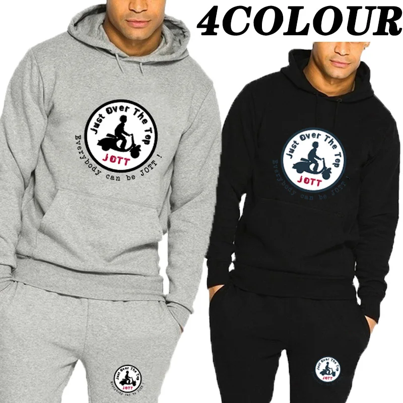 

Мужская спортивная одежда, Высококачественная Толстовка и спортивные штаны, однотонная одежда для бега с длинным рукавом, брендовая спорти...