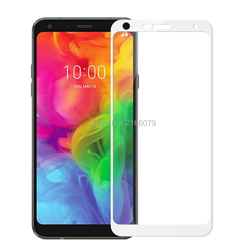 2 Pcs/Lot For LG Q7+ / Q7 Plus Alpha 5.5" Full Cover Screen Protector Tempered Glass Protective Film + Clean Tools | Мобильные