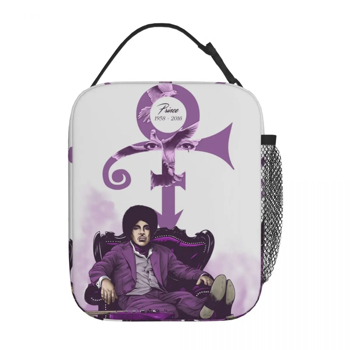 

Rest In Peace Purple Paisley Park Prince Thermal Insulated Lunch Bags for School Tafkap The Artist Box for Lunch Thermal Cooler