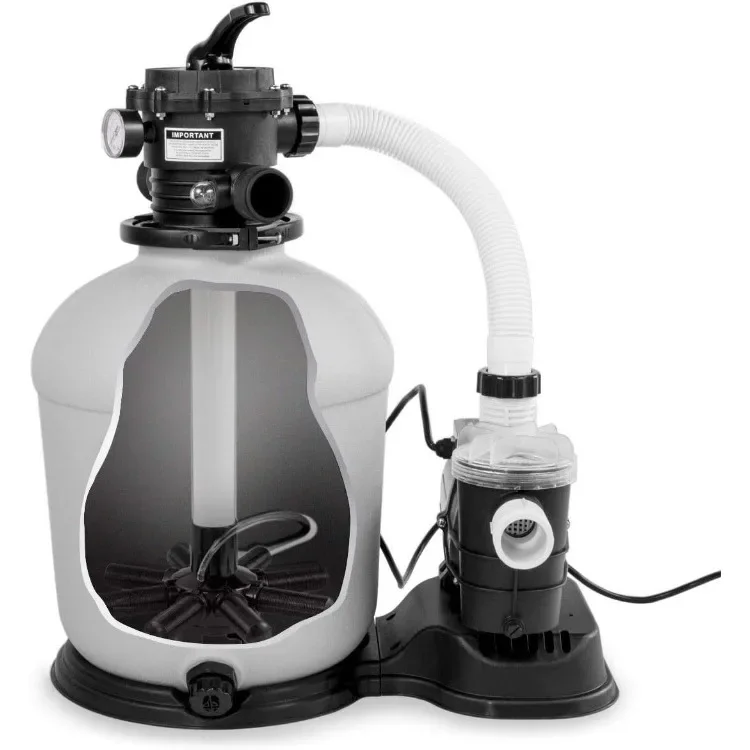 Для бассейна Гал/ч песковый фильтр 16 дюймов 3/4 л.с. насос для с таймером 15 000