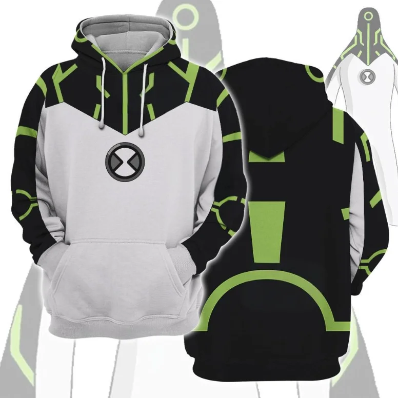 Новый аниме Omnitrix Ben10 толстовки для косплея толстовка мужской спортивный костюм с