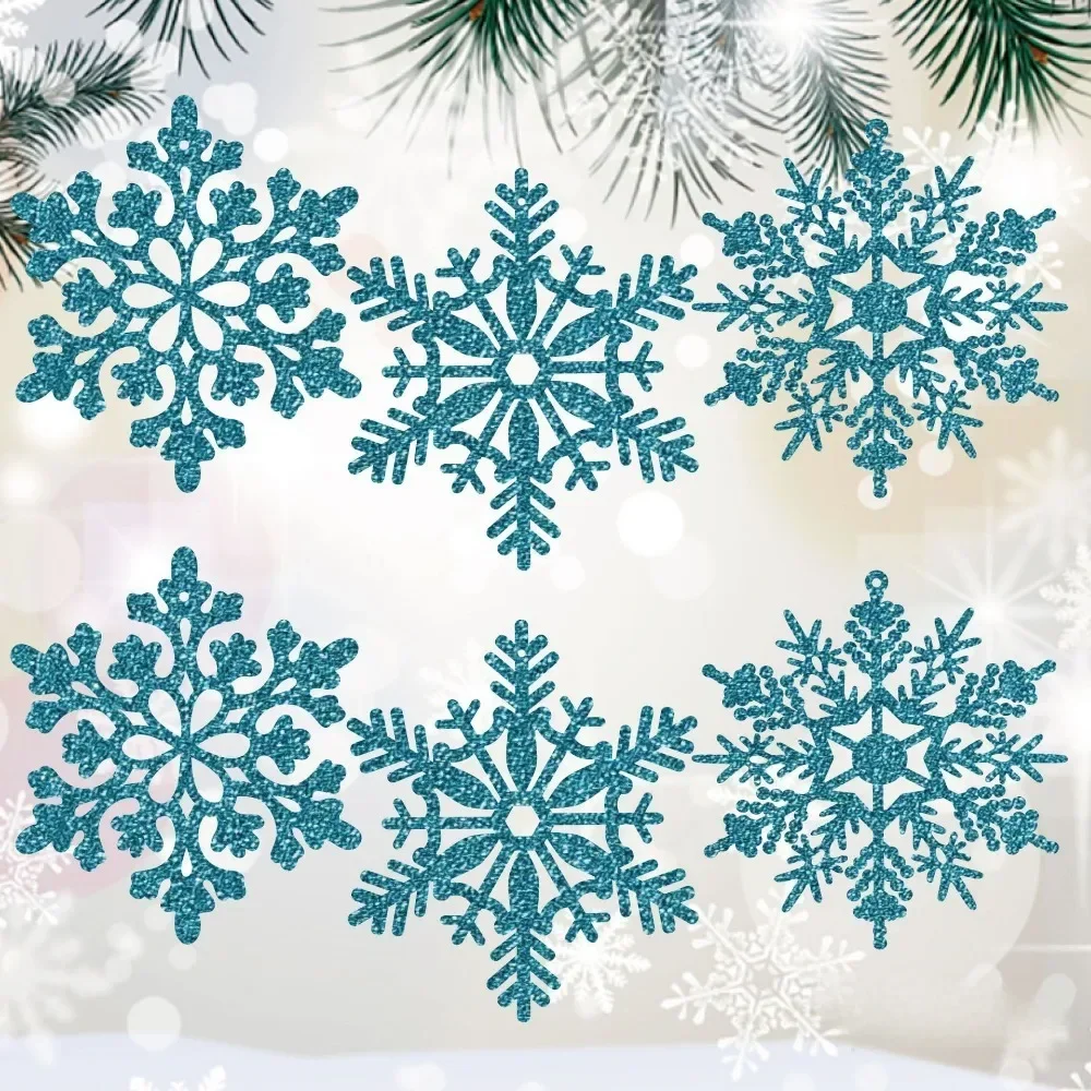 20 шт./набор подвески в виде снежинок