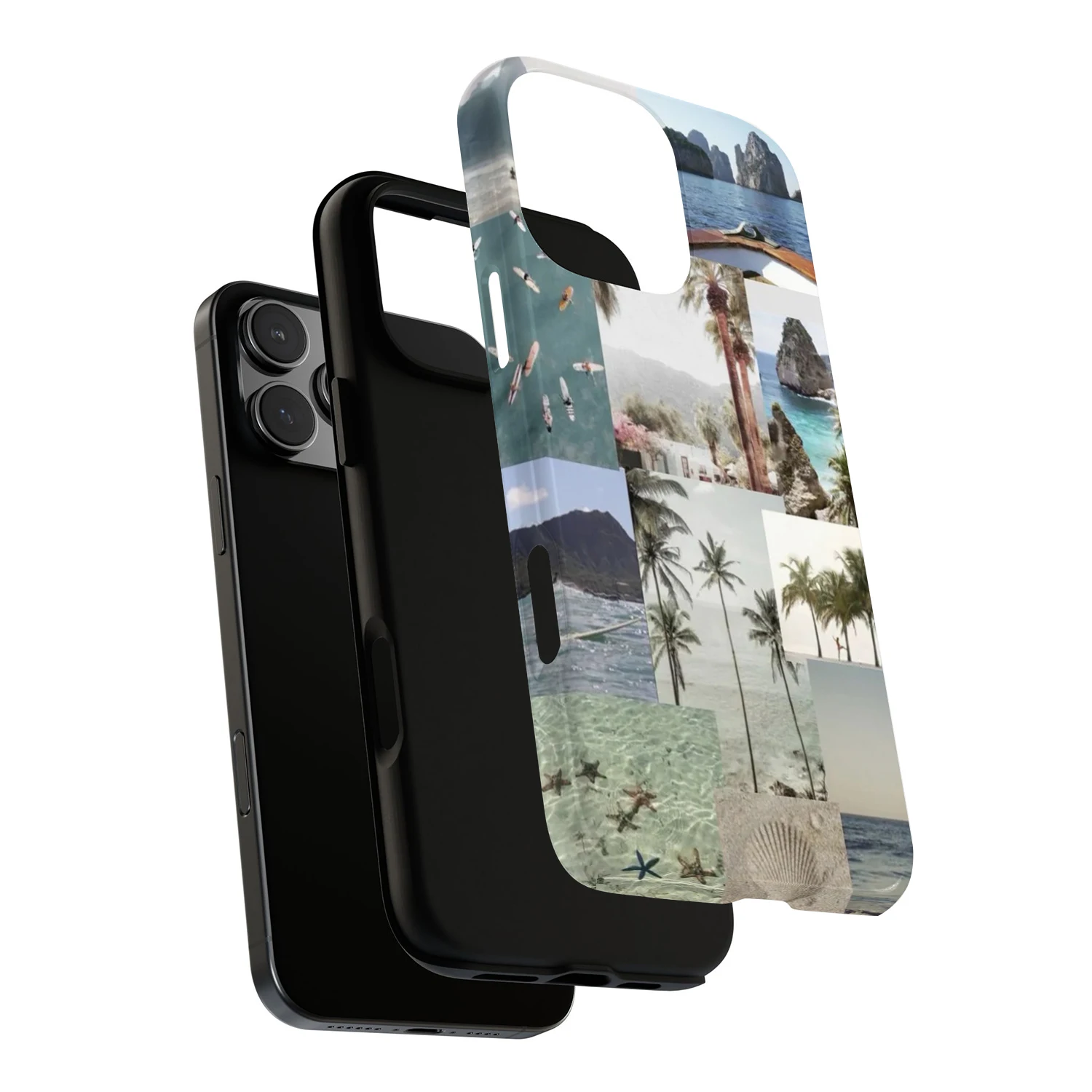 Прочный чехол для телефона Summer Island Life для Iphone 17, 16, 15, 14, 13, 12, 11 Pro Max 16E, 15 Plus, 16 Plus, 13 Mini XSMAX XR X 7 8 Plus (art.: 3920d24bc4fa6) - 3920d24bc4fa6