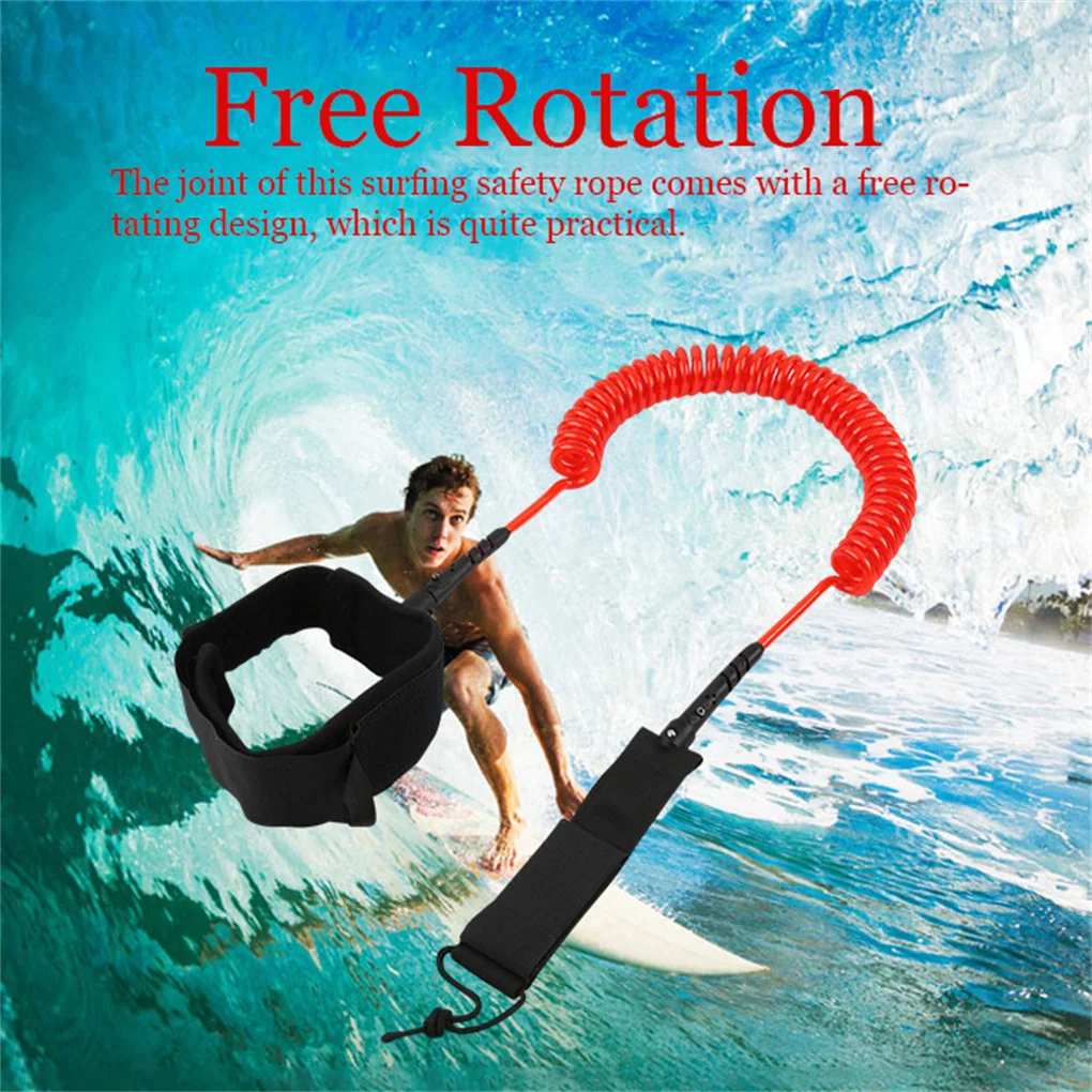 

Безопасный шнур для серфинга, оборудование для рафтинга, высокоэластичная поясная веревка, спортивные принадлежности, шнурок для доски для...