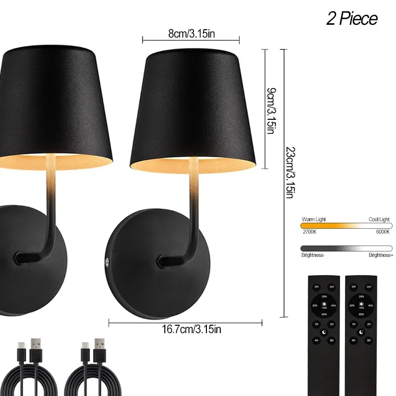 

CETANT Беспроводной светодиодный настенный светильник