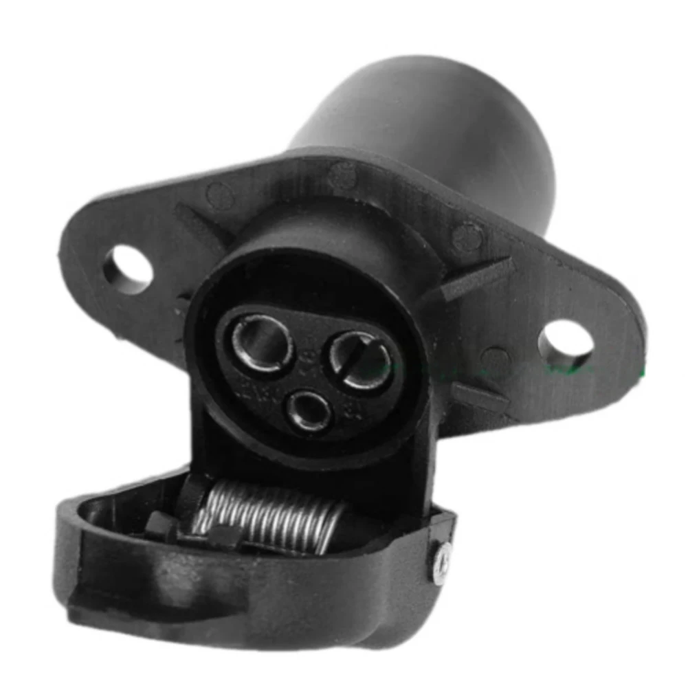 

Brand New High Quality Product 12V 12v 3 Pin Trailer Plug 3-hole Socket Socket Brand New 12V 1pcs Truck Tractor