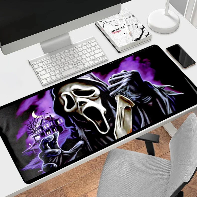 

Ghost Keyboard Pad Xxl Gaming Mouse Large Pads Desk Protector Accessories Gamer Mause Mousepad Mat Pc Mats Mice Keyboards Office