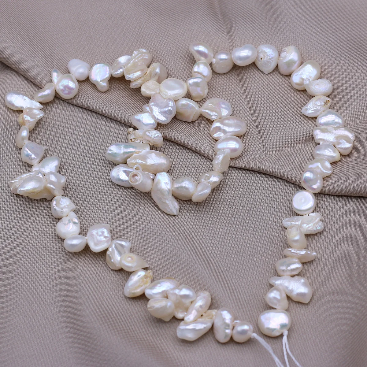 Irregular Shaped Pearls Natural Fresh Water High Gloss High-quality Pearls 9-10mm Jewelry Making DIY Necklaces Earrings Accessor