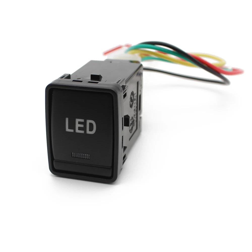 

Для Nissan X-Trail T32 2014 - 2020 Qashqai J11 2015 Автомобильные светодиодные дневные ходовые огни с питанием ВКЛ./ВЫКЛ., кнопка переключателя подогрева сиденья заднего вида