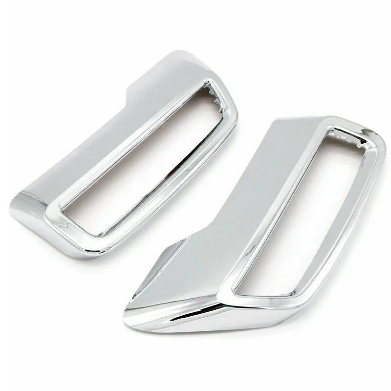 Хромированная задняя выхлопная труба глушитель декоративная накладка 2 шт. для