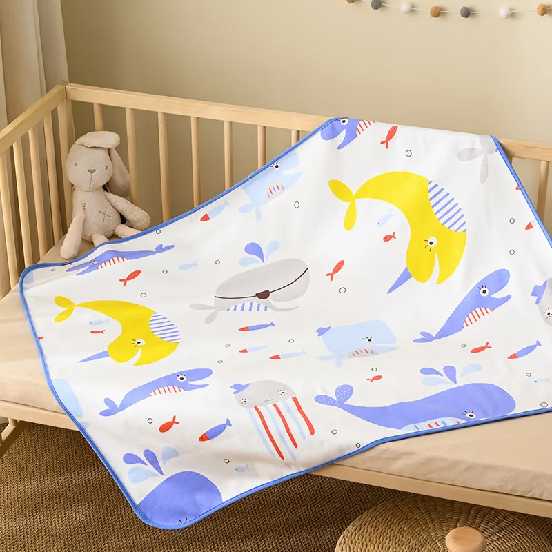 Baby Changing Diaper Cover Waterproof Mat Sheet of Bed 80*100cm