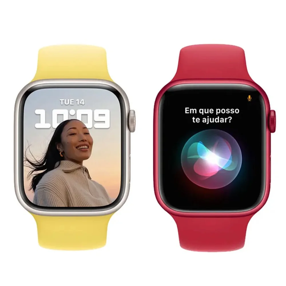 Фото Apple Watch Series 7 41 мм/45 мм, Apple Watch S7, Алюминиевая версия, с спортивным ремешком, Смарт-часы для iOS (обновленные) №4