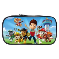 paw patrol student pencil case action figure anime marshall chase skye cartoon double layer pencil bag childrens gift