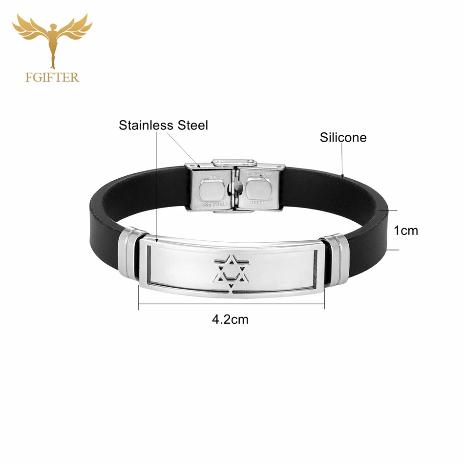 Браслет-манжета из нержавеющей стали