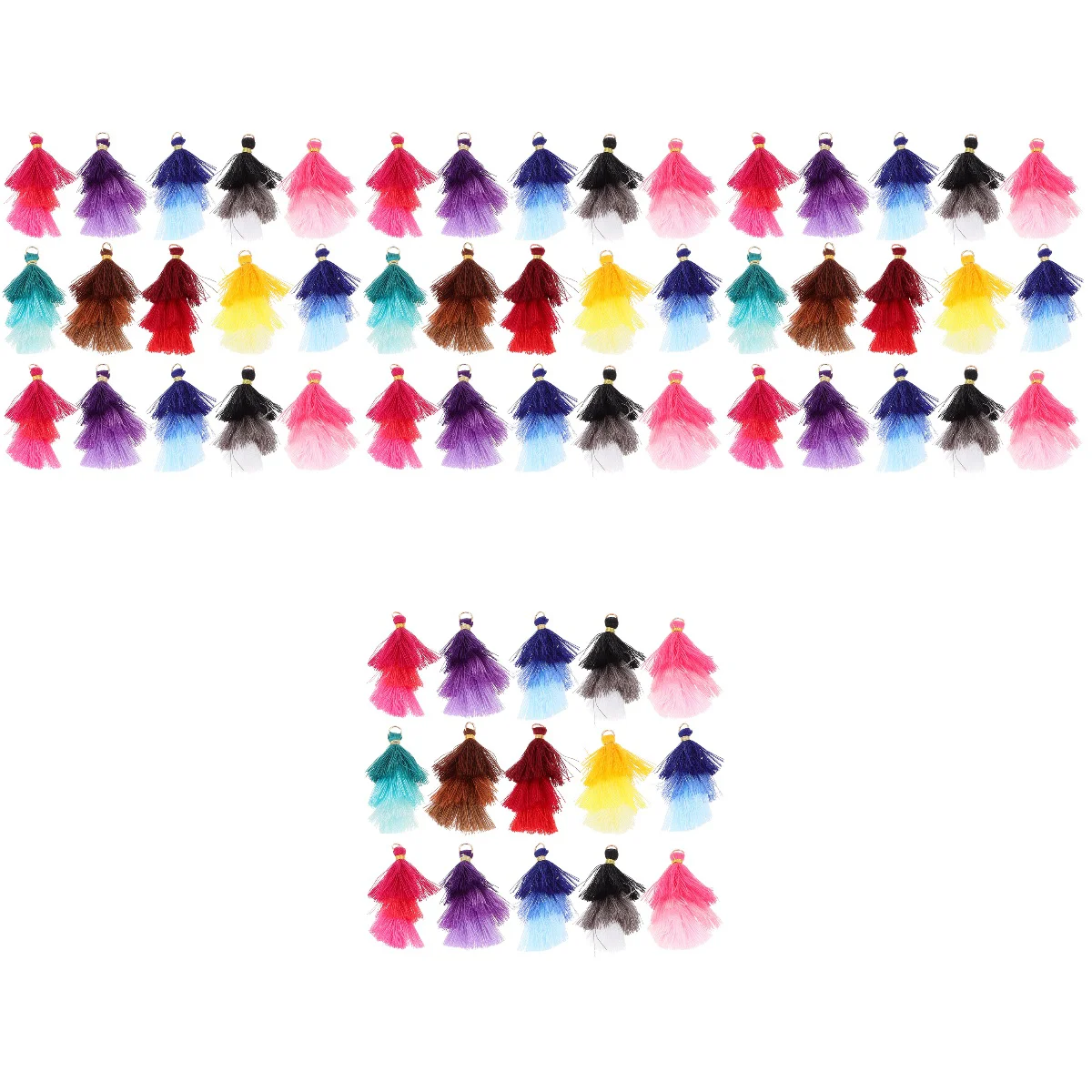 

80 Layered Hanging Colored Colored Tassel Stylish Luggage Pendant Elaborate Tassel Pendant for Car Decoration Home