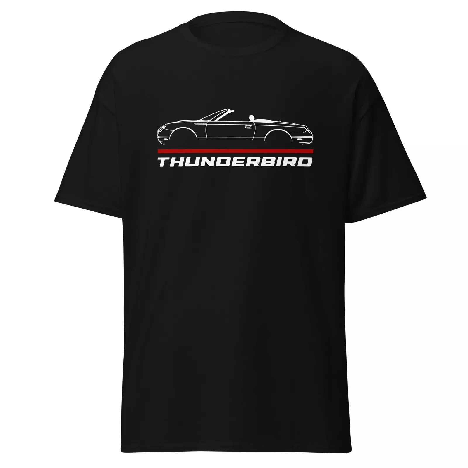 Мужская футболка 2024 Повседневная премиум-класса для Ford Thunderbird T-Bird 2002-05 летняя с