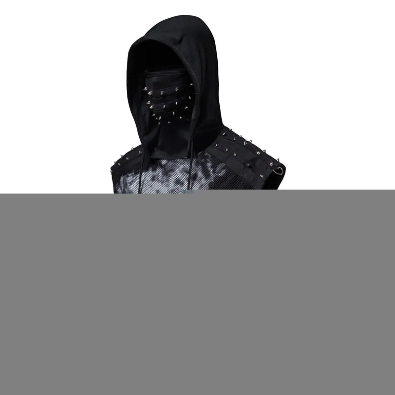 Мужская повседневная толстовка с капюшоном Ninja облегающая футболка тянущаяся