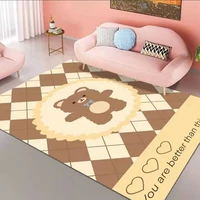 household machine washable large room rug children carpet bedroom girl decoration floormat kids room cartoon crawling mat