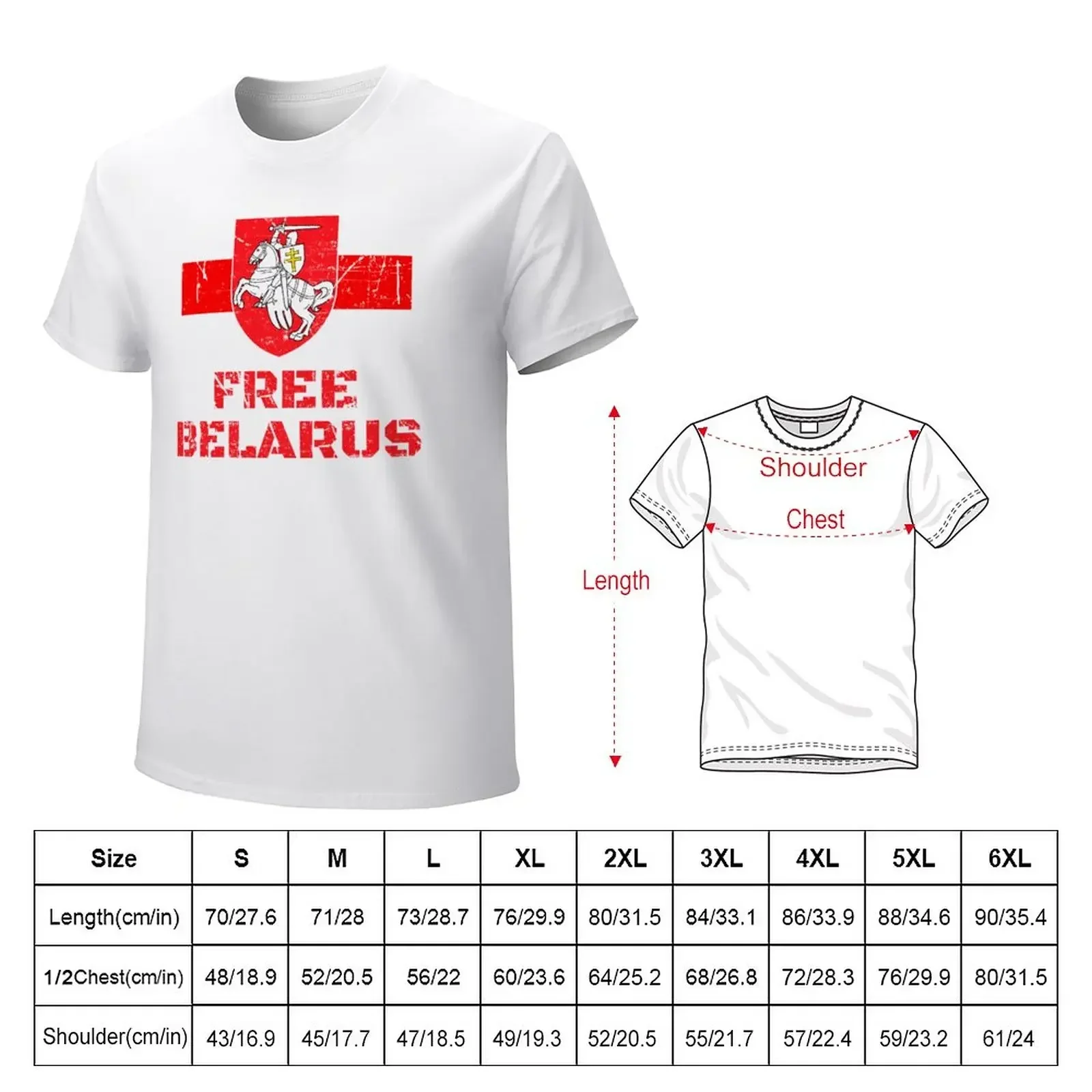 Фото Футболка pagia Gerb Belorusian Flag Live Free Беларусь, футболка оверсайз с графическим принтом, футболка на заказ, мужские футболки №2