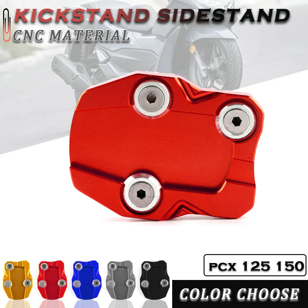 

For HONDA PCX125 PCX150 PCX 125 PCX 150 2018 2019 Motorcycle Side Stand Pad Plate Kickstand Enlarger Support Extension