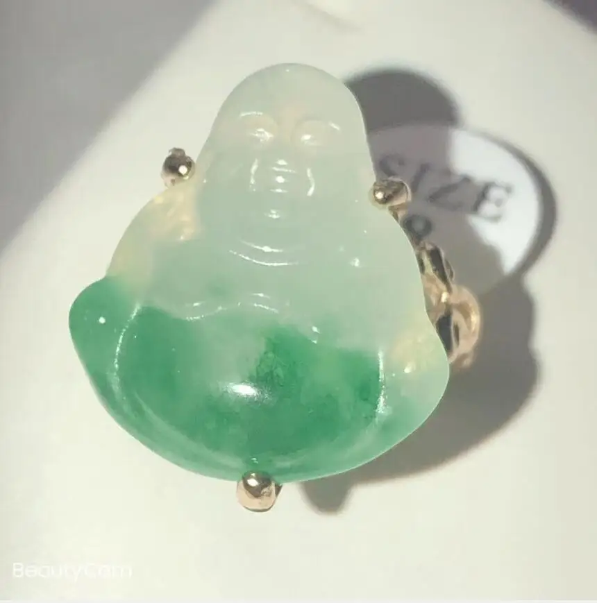 Бесплатная доставка Зеленое нефритовое кольцо с ручной резьбой - купить по