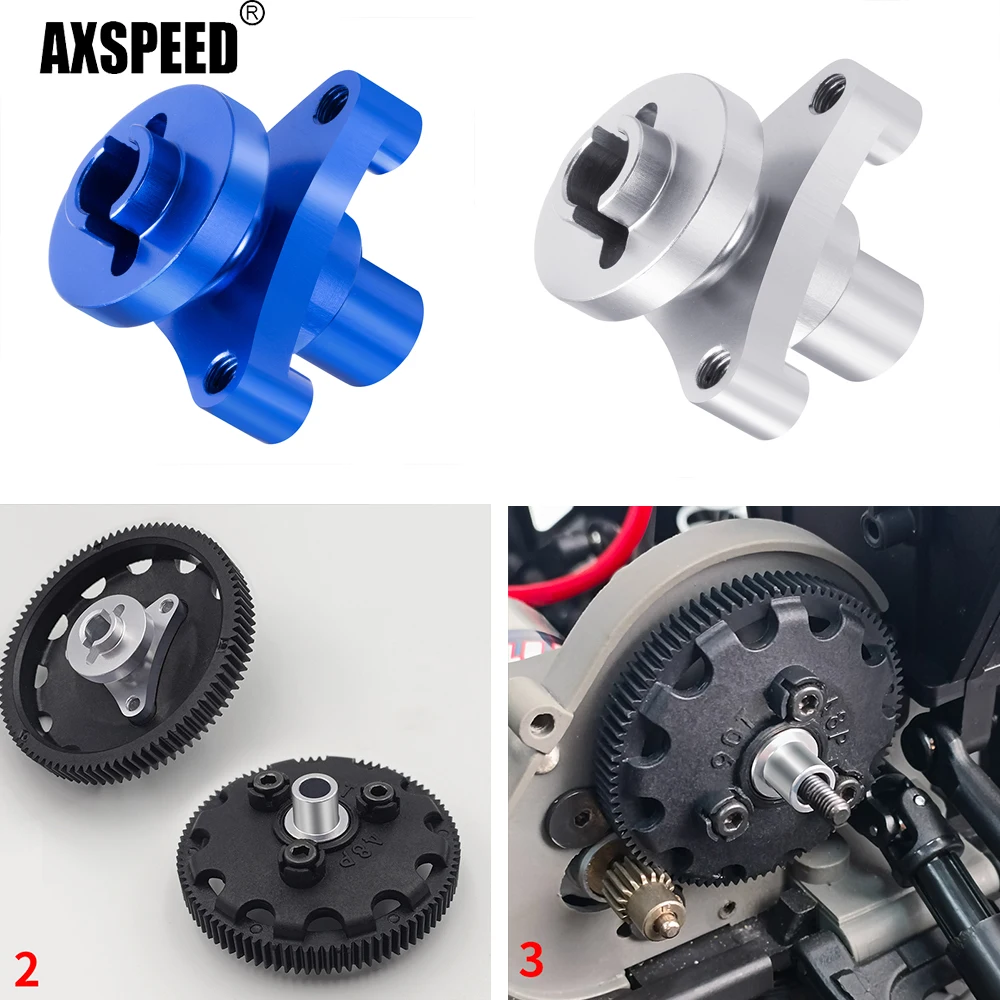 AXSPEED Алюминиевый адаптер для устранения тапочек сцепления 1/10 2wd Slash Bandit TSM VR46
