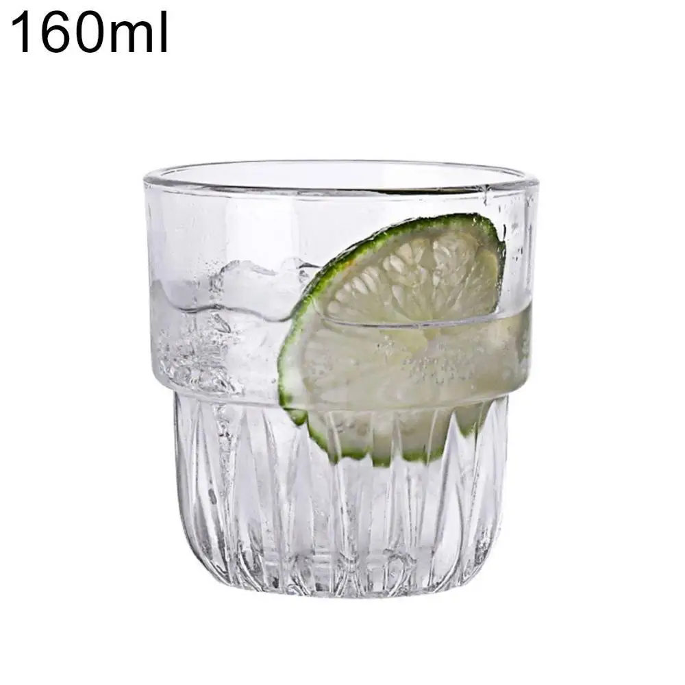 

160/250/330ml KTV Bar Single Layer Glass Cup Whisky Cocktail Coffee Clear Mug