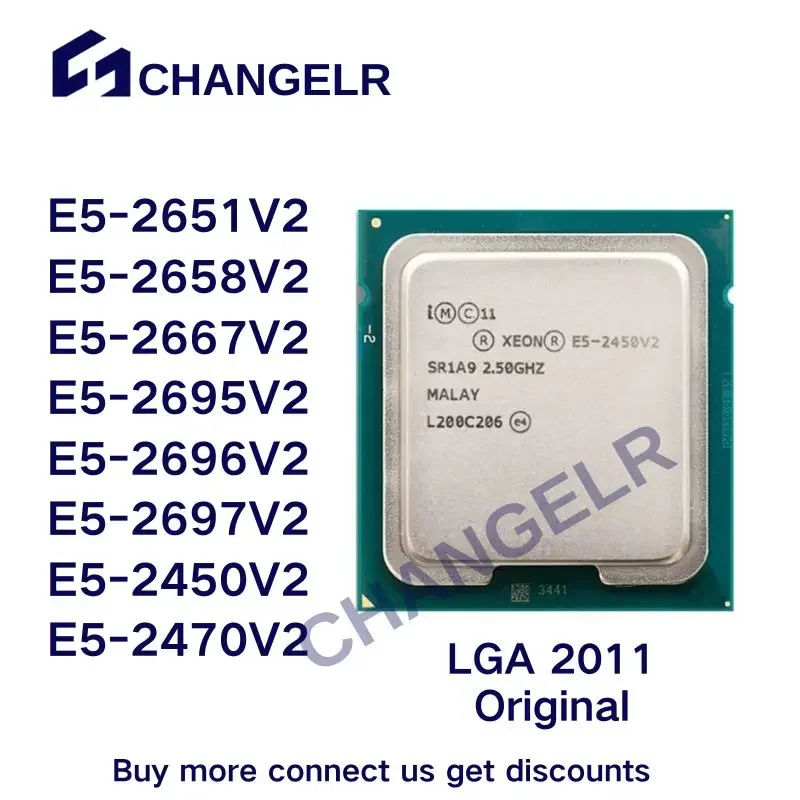 E5-2651V2 E5-2658V2 E5-2667V2 E5-2695V2 E5-2696V2 E5-2697V2 10 ядер 20 потоков LGA2011 E5 2697 V2 2667 2696 LGA 2011