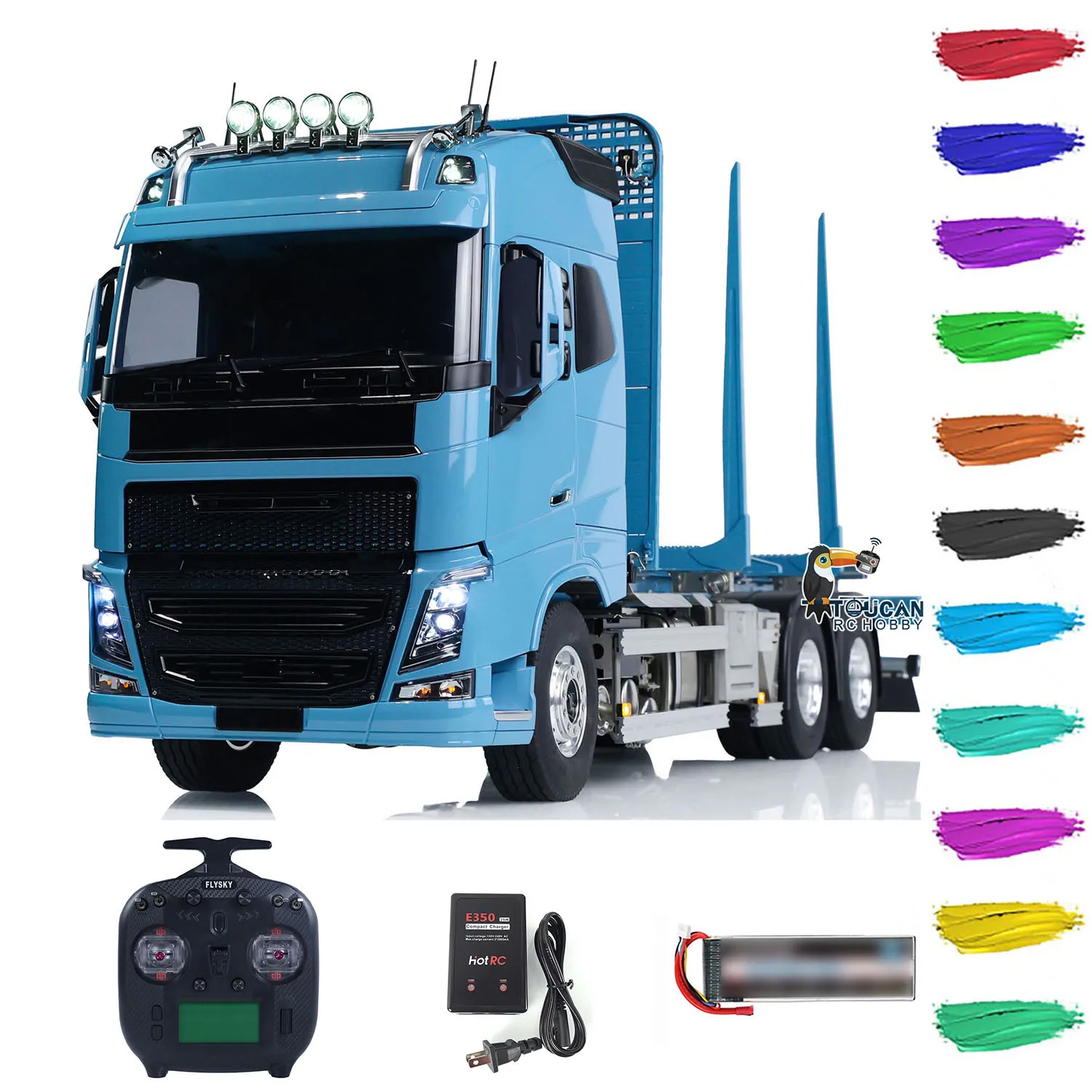 Игрушки 1/14 FH16 RTR RC Трубер Грузовик 6X4 Globetrotter 750 Электромобиль TAMIYAYA 56360 Световой