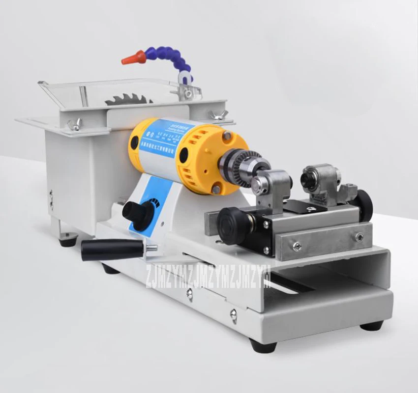 Multifunctional Bench Grinder Jade Cutting / Drilling / Grinding / Engraving / Bead Polishing / Wax Table Grinder 110/220V 750W