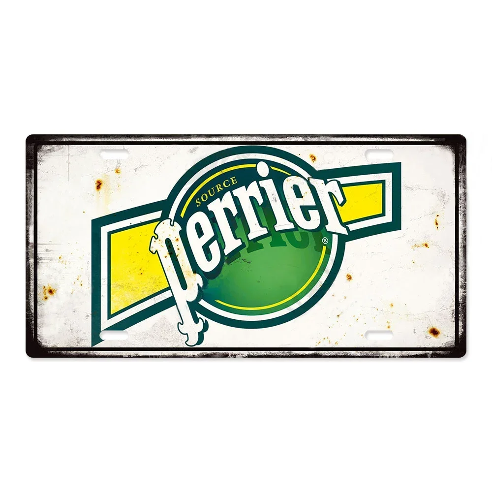 Металлическая Табличка В Стиле Ретро Соуса Для Пива Колы Номерной Знак 15x30 См