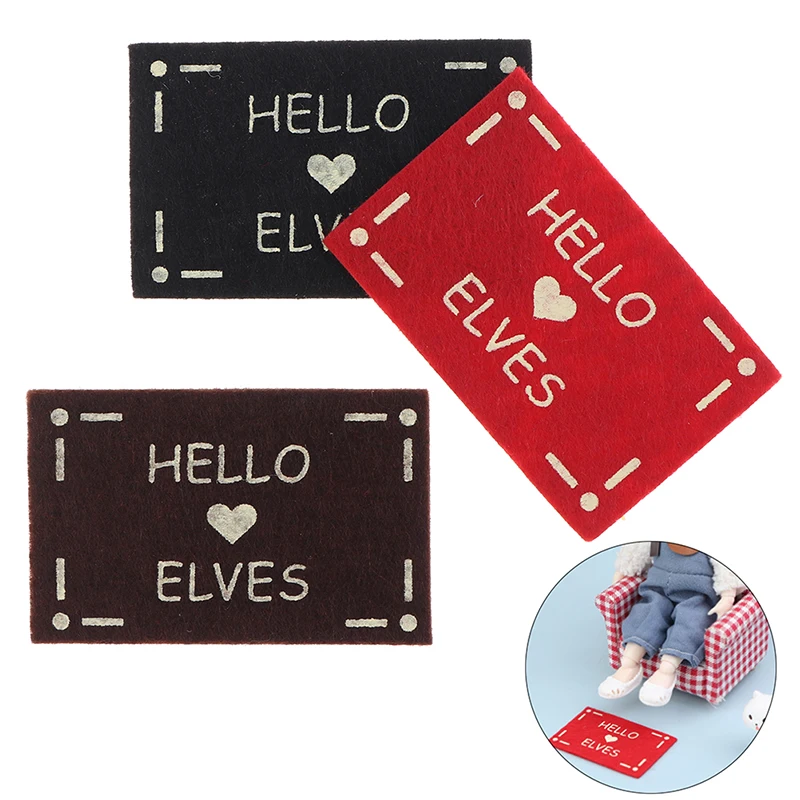 

Миниатюрный домашний коврик для кукольного домика, 1 шт., 1:12