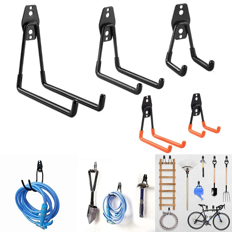 

Ladders Anti-slip Duty Mount Hanger Mount For Hooks Storage Bicycle Hook Organizer Hook Tool Heavy Garage Wall Wall Metal Garden