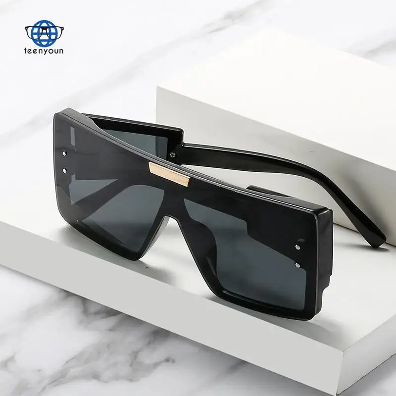 

Очки солнцезащитные Teenyoun Trado в стиле панк с большой оправой