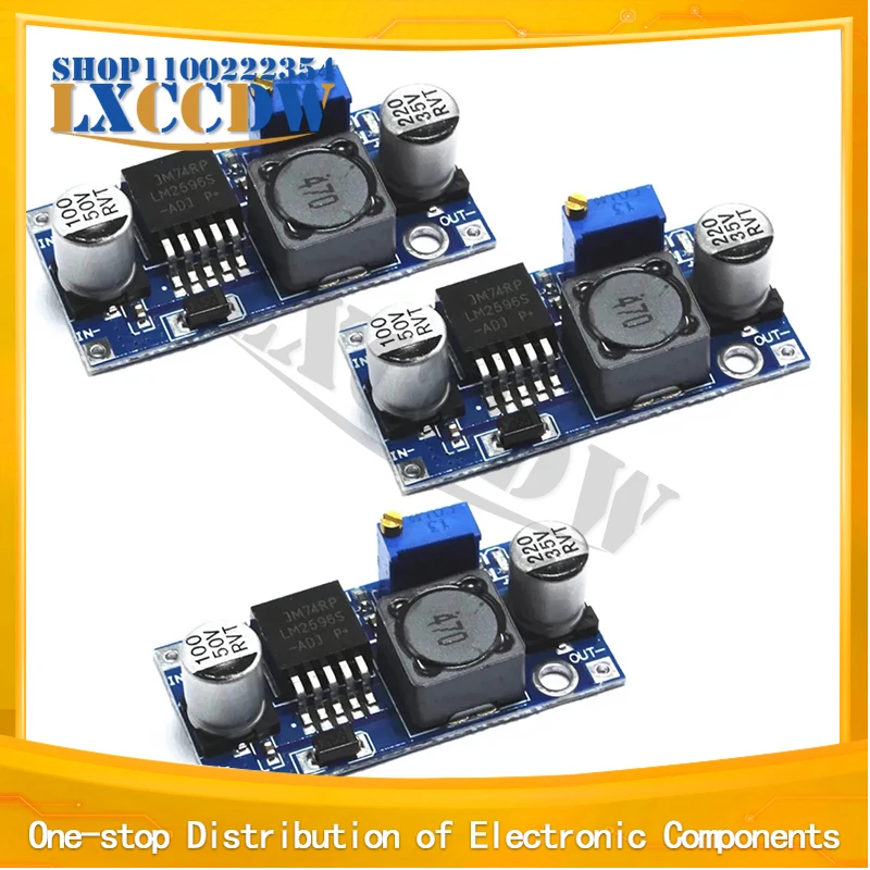 

5pcs DC-DC Step Down Converter Module LM2596 DC Adjustable Voltage Regulator new