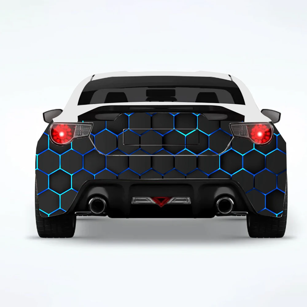 

Honeycomb hexagonal car sticker rear car rear appearance modification custom pattern suitable for SUV car truck packaging decal