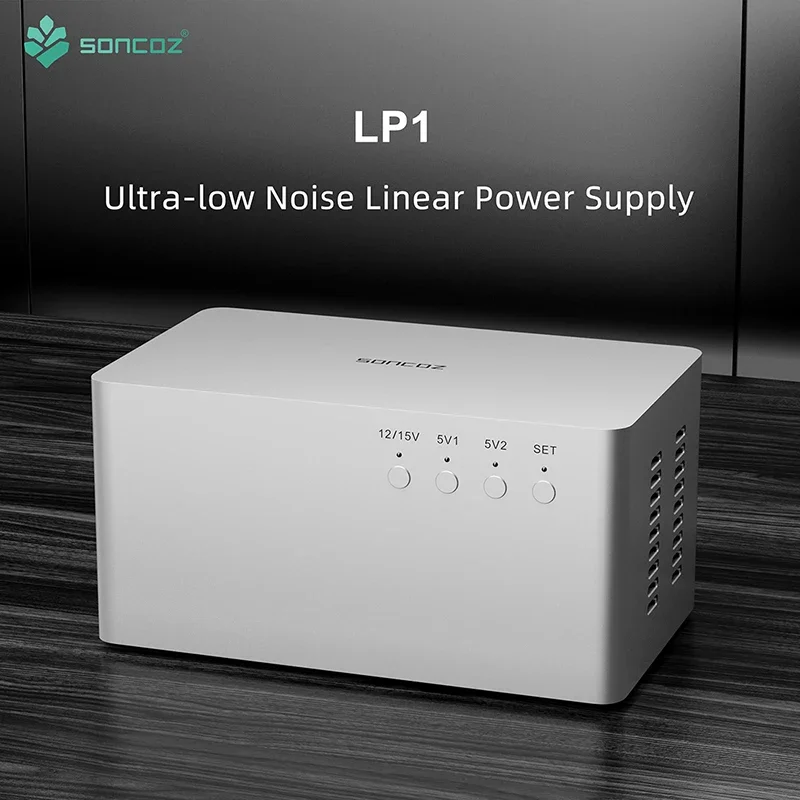 Фото Линейный блок питания Soncoz LP1 с ультранизким уровнем шума, настраиваемый HIFI тороидальный трансформатор, 5 TPS7A4700, аудио линейный блок питания 5В/12В/15В №1