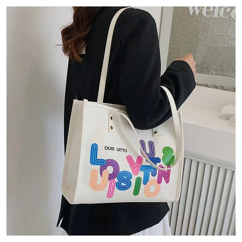 

Новые модные сумки на плечо, холщовая/Прозрачная женская сумка, летние вместительные сумки-тоуты, повседневная женская сумка