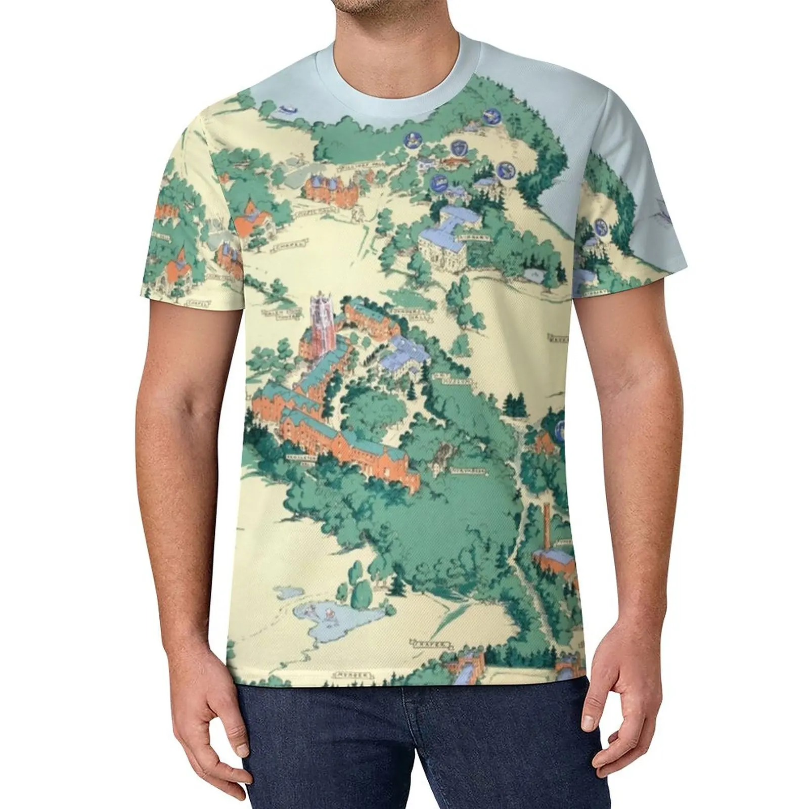 

Vintage Map T Shirt WELLESLEY College Print Popular T-Shirts Summer Printed Tees Street Style Tops Gift