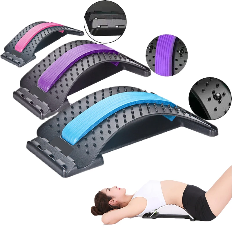

Waist Massager Lumbar Protrusion Acupuncture Lumbar Spine Reliever Spine Lying Cushion Back Stretch Lumbar Spine Corrector