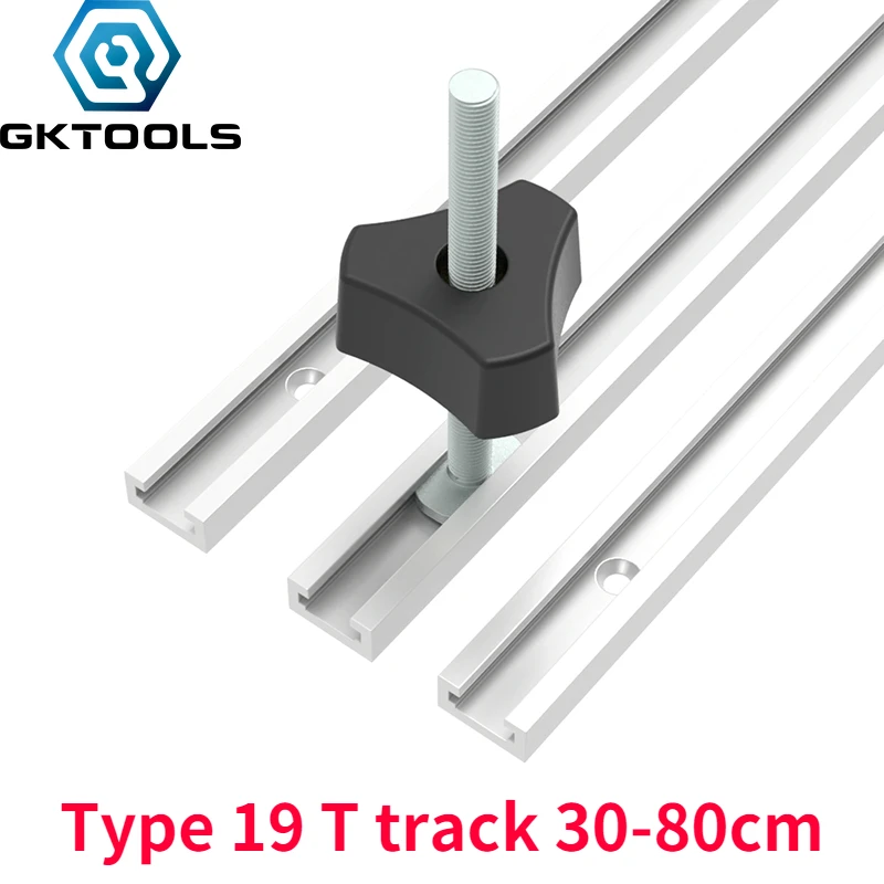 Aluminum Alloy T Slot Slide Miter Track Chute Rail T-tracks 