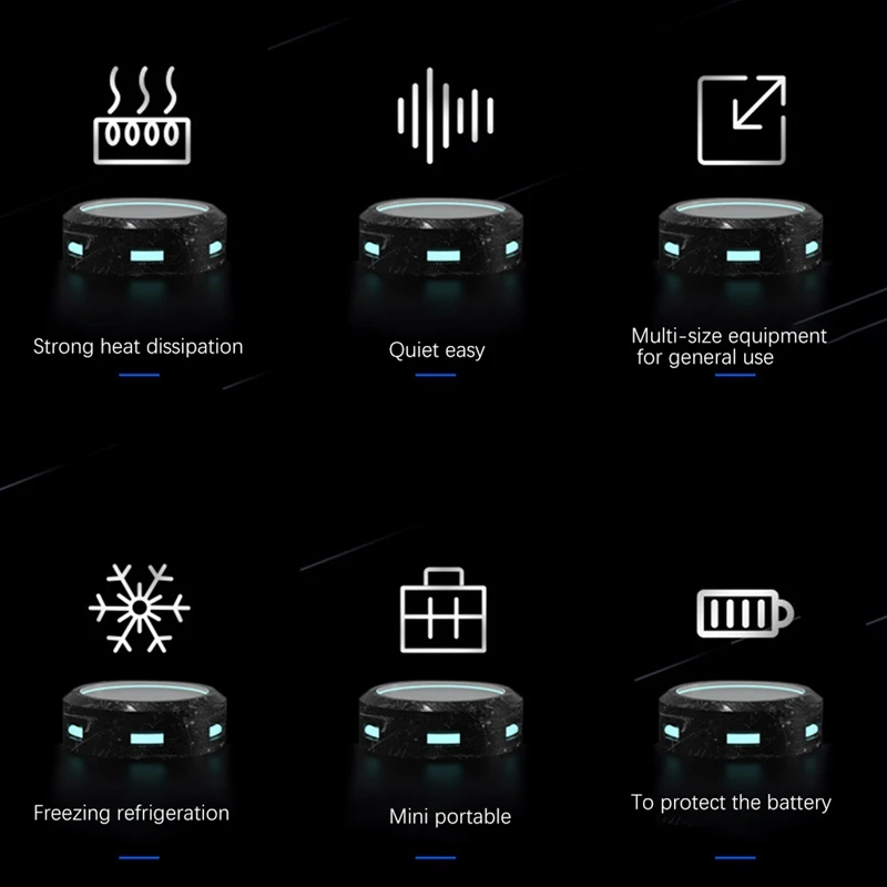 Охлаждение планшета Dl05-Pad Радиатор с полупроводниковым охладителем Pubg Радиаторы