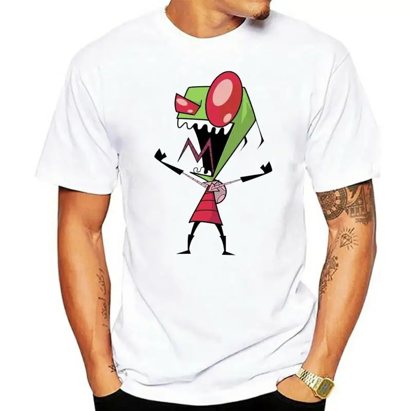 

Футболка Invader Zim с изображением инопланетянина Zim, мужская футболка размера S - 3Xl