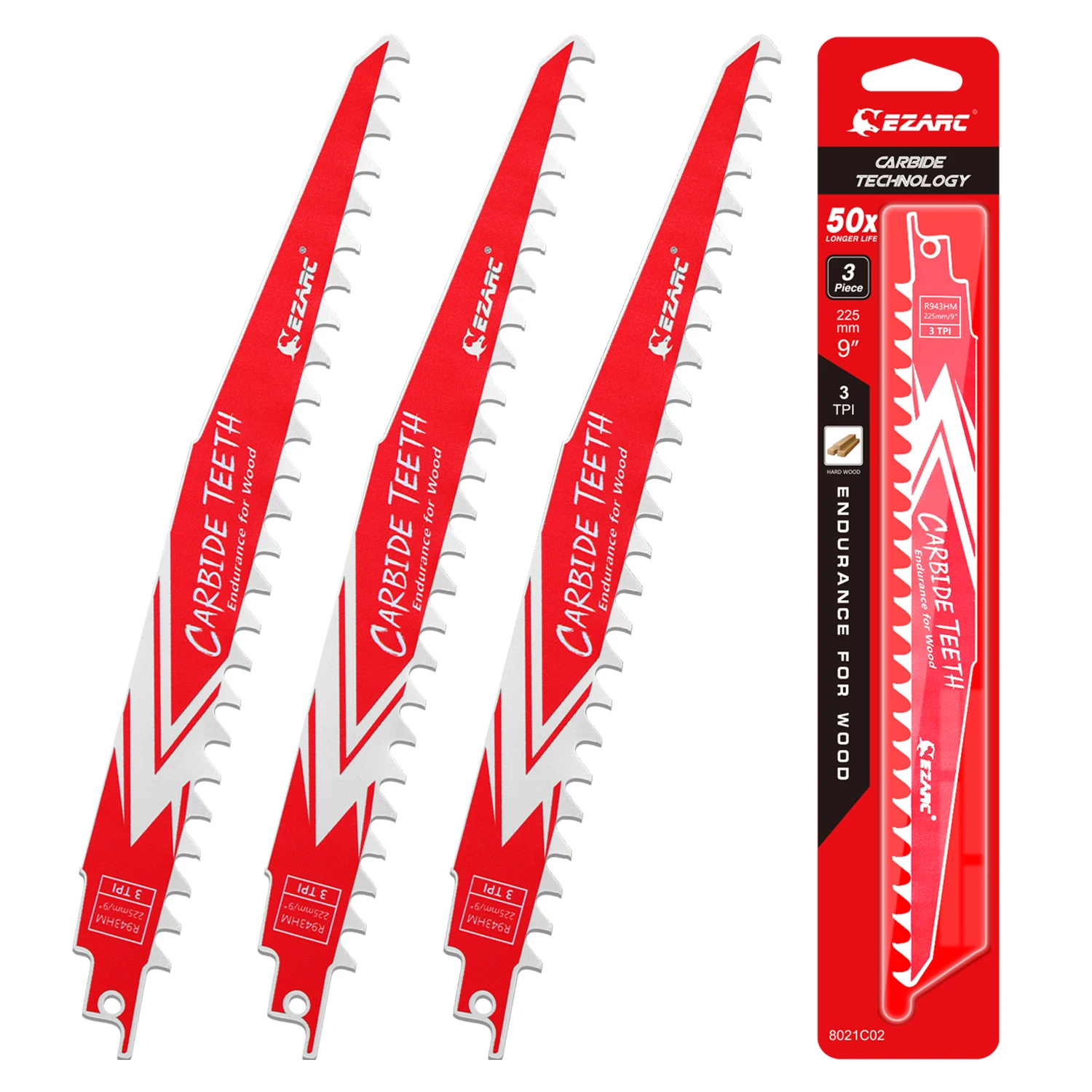 Карбид для сабельных пил EZARC 3 шт
